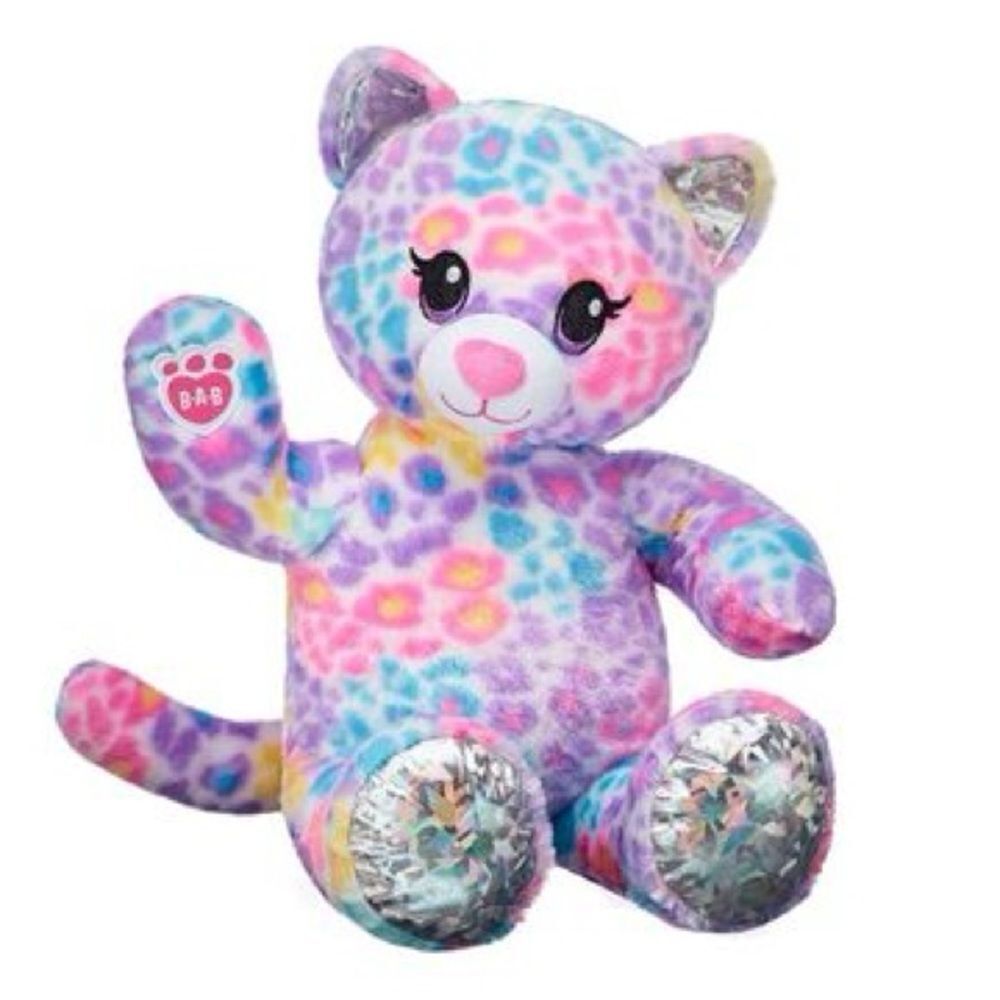 Build-A-Bear Colorful Patterned Stuffed Animal